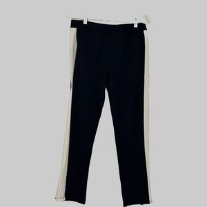 Tory Burch Sport Navy/Snow Colorblock Track Pant - Medium
